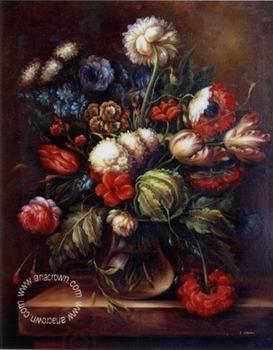 unknow artist Floral, beautiful classical still life of flowers.048 oil painting picture